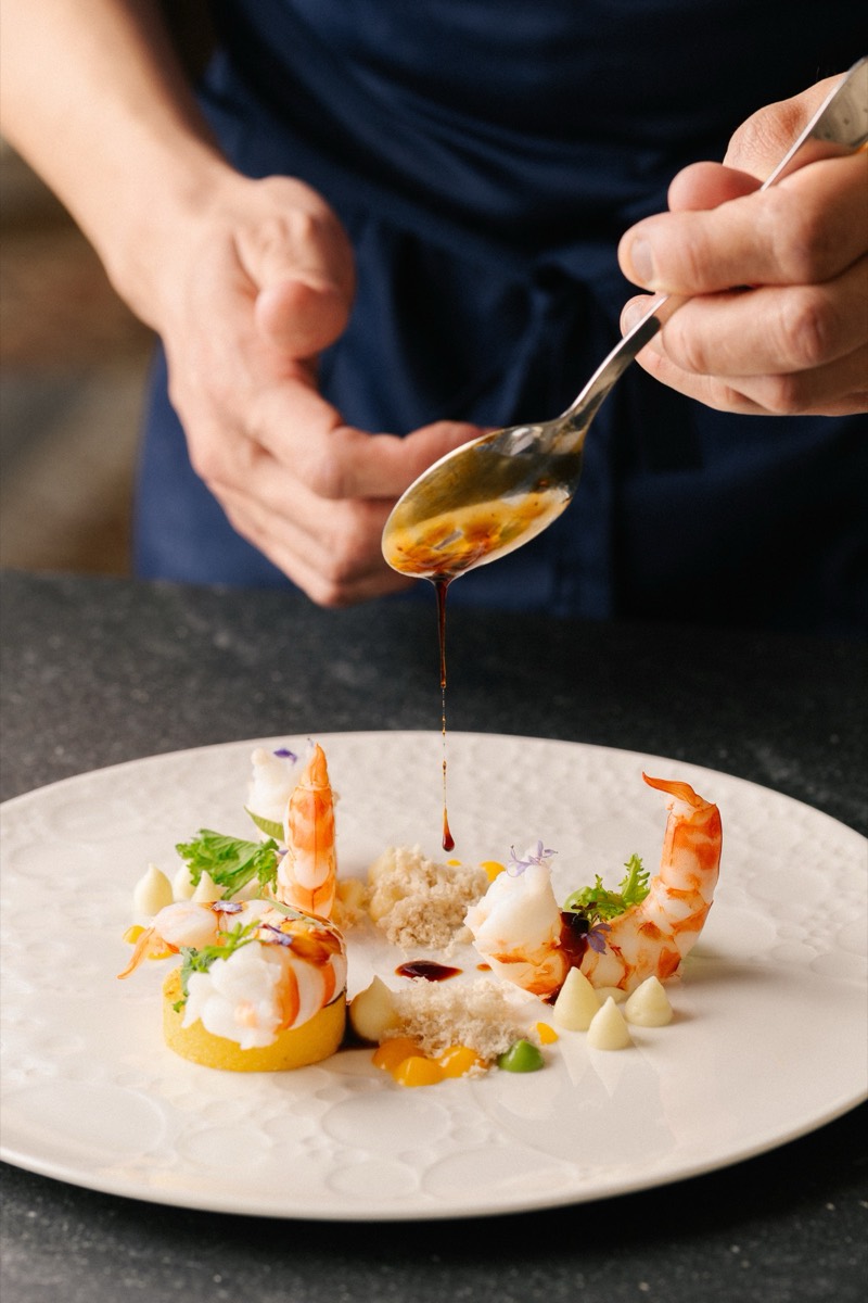 Chef Andrea Cambi at work